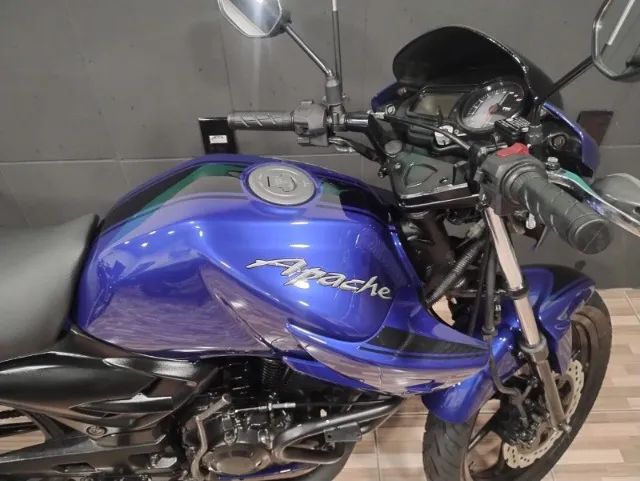 Dafra Apache 2012 Azul Exclusiva Aceito Troca Parcelo no Cartão de Crédito  - Foto 2