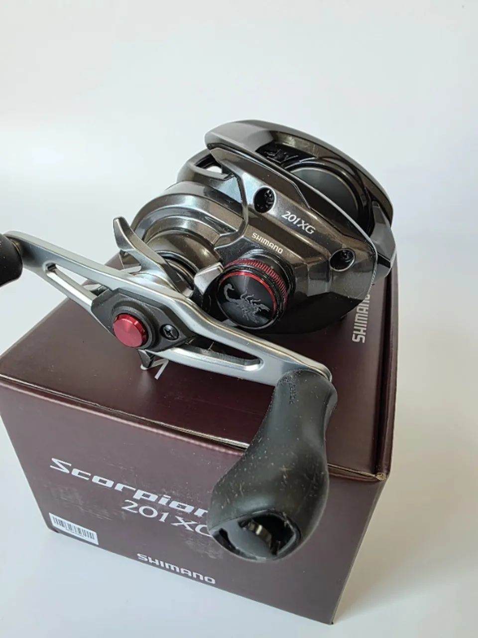 SHIMANO Scorpion MD 201XG リール Carretilha Shimano Scorpion Md 201xg Esquerda