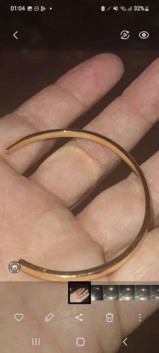 Pulseira de Ouro 18k linda