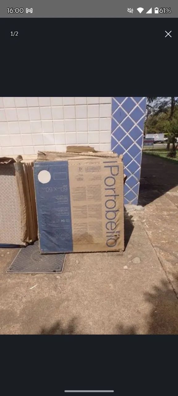 Porcelanato Portobello 8 metros novo 