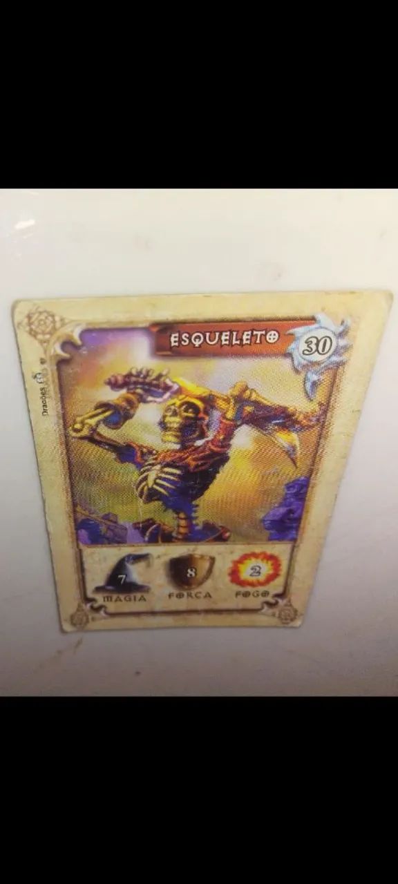 Carta Colecionável Anjo Dragões - Foto 3