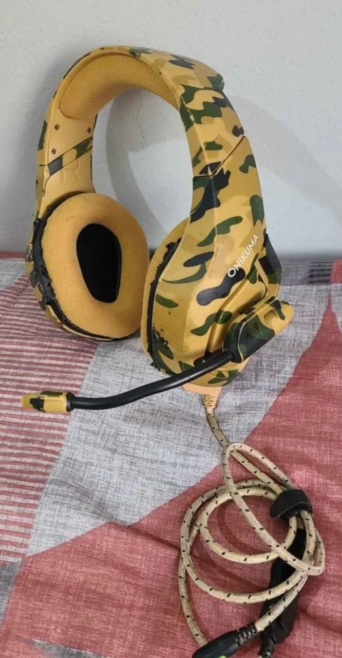 Fone onikuma k1-b camuflado  - Foto 2
