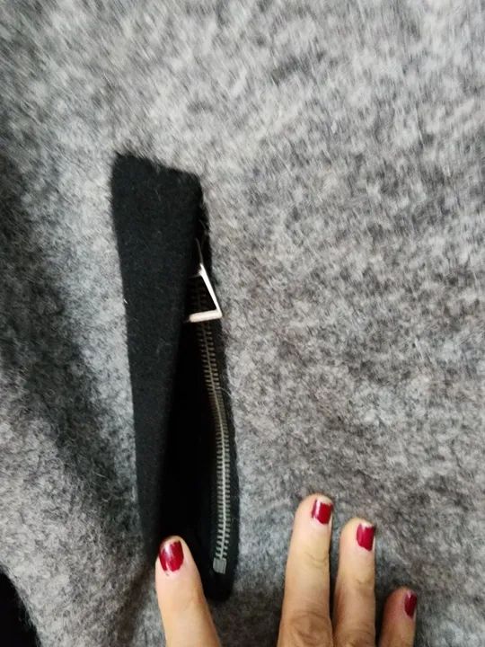 Jaqueta Zara com gola de lã  - Foto 5