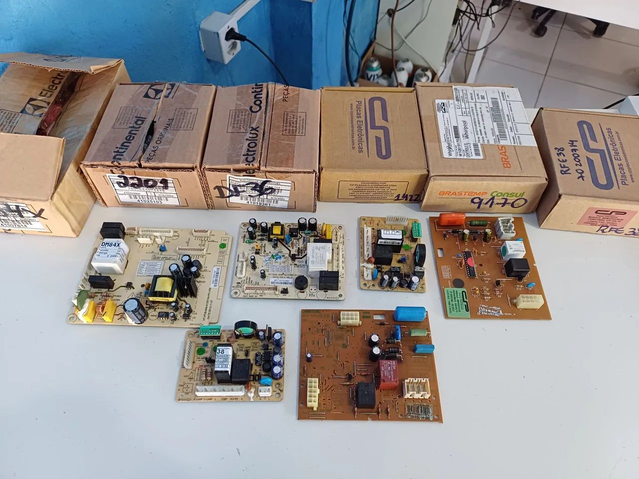 Placas de geladeira várias marcas e modelos