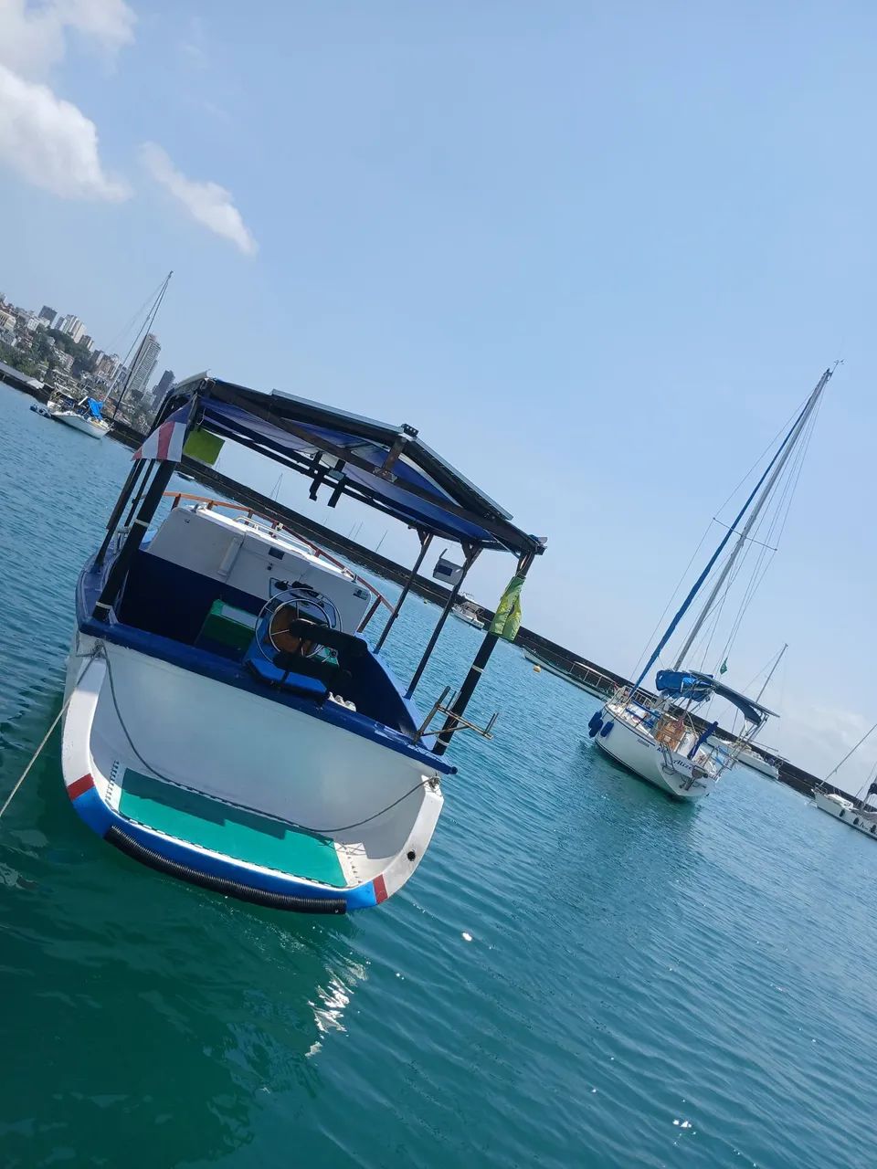 Barco lancha 100% fibra  - Foto 9