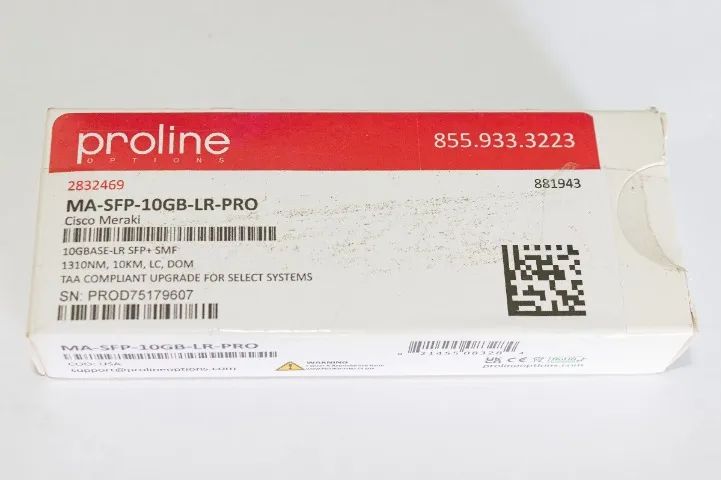 GBIC Cisco Meraki Compatível 1310nm MA-SFP-10GB-LR-PRO Proline - Foto 2