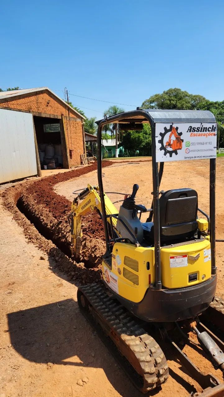 Mini escavadeira yanmar vio 17 - Foto 2