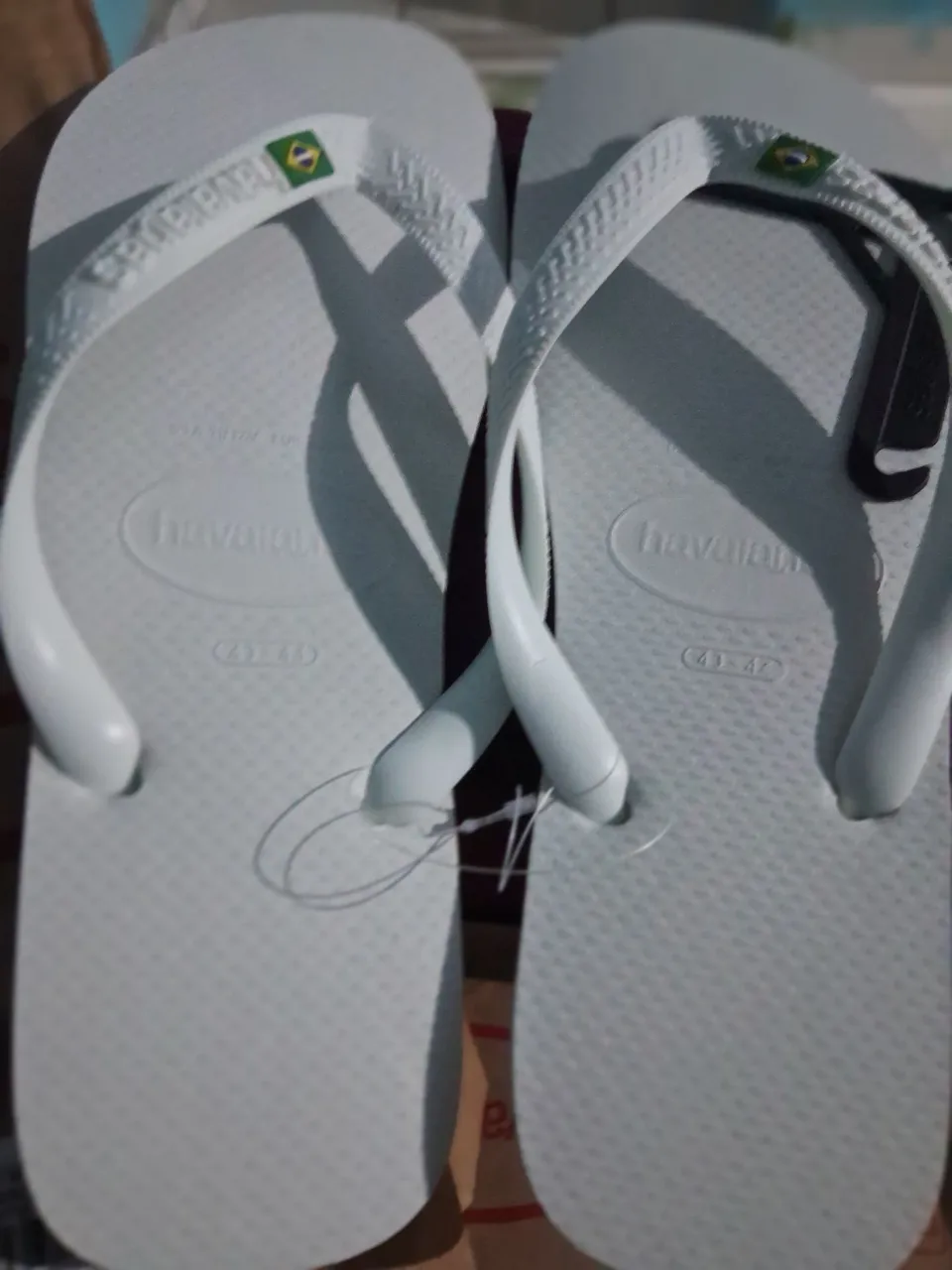 Chinelo Havaianas Branco Original 43/44