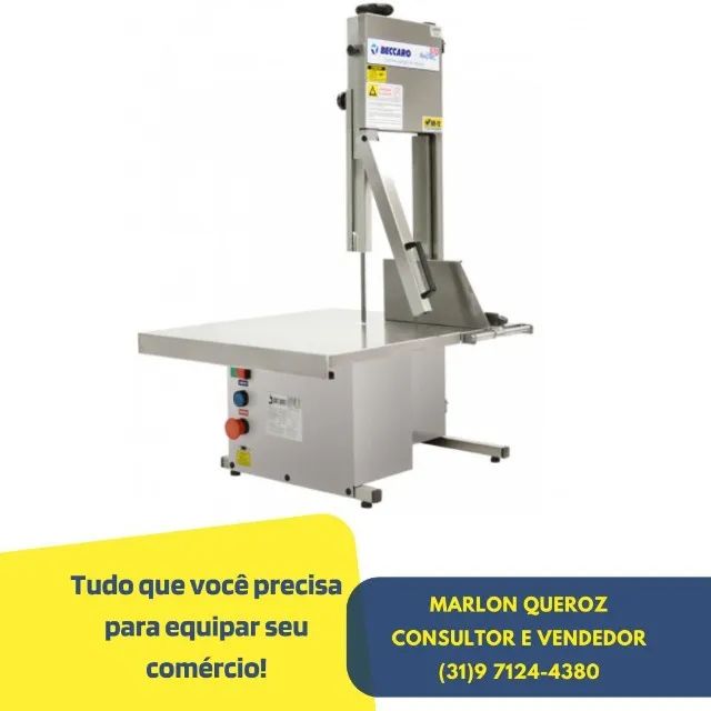 Serra Fita Inox Beccaro Bivolt de Bancada