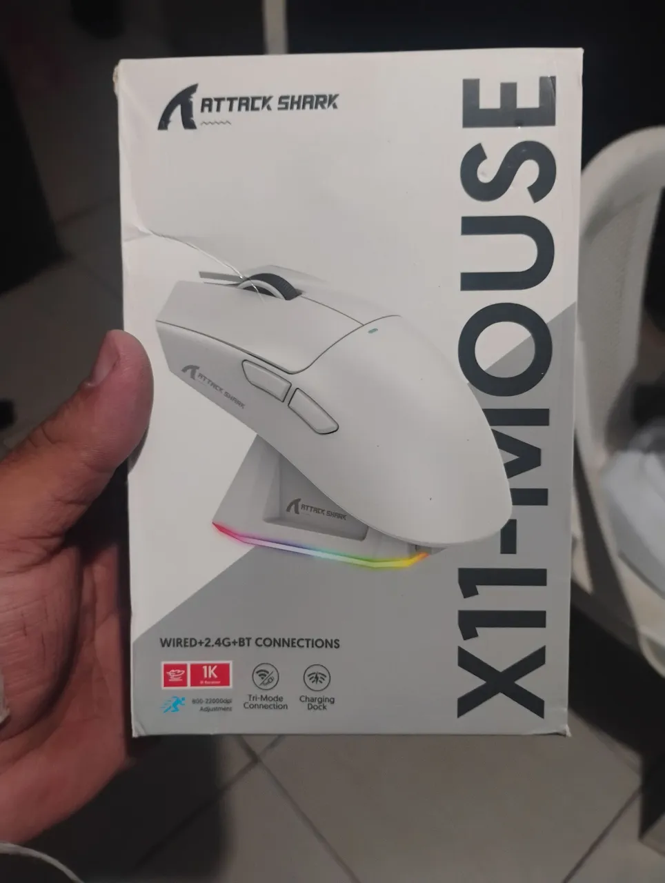 Mouse Gamer Attack Shark X11-Mouse