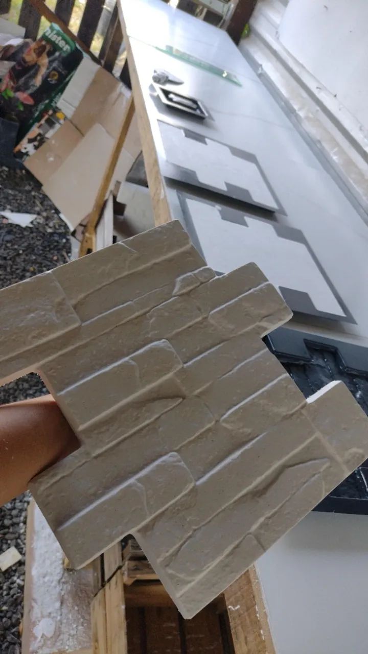 Placas Gesso 3D - Transforme sua parede em Obra de Arte! - Foto 2