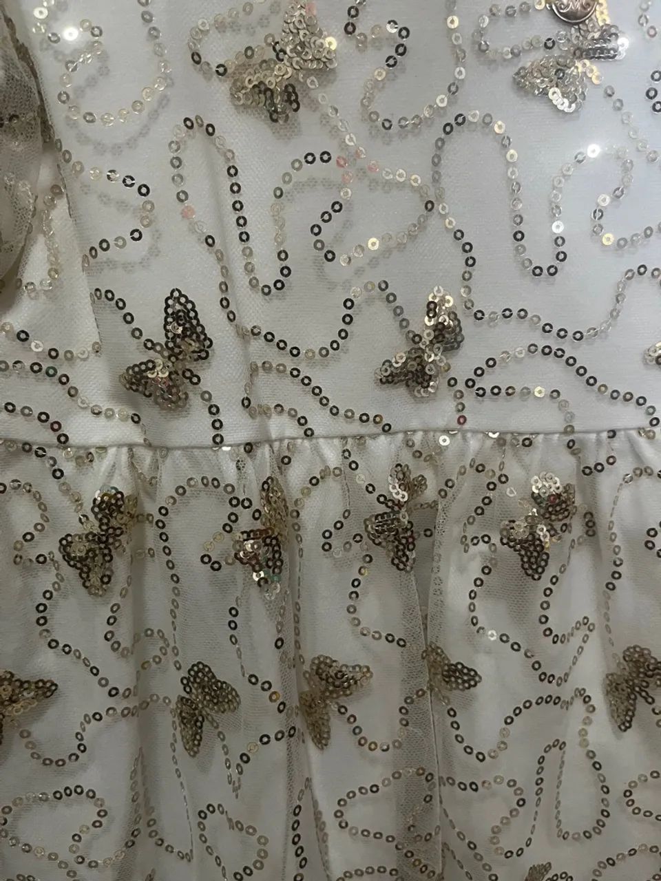 Vestido 3 anos Infantil com Detalhes em Paetês - Foto 2