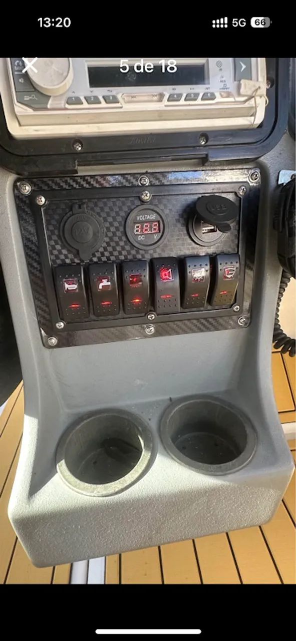 LANCHA VENTURA 23.5 PÉS - COMPLETA E PRONTA PARA O VERÃO! - Foto 7