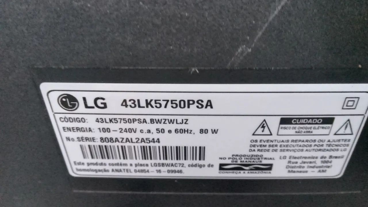 Smart tv LG 43 c/Wi-Fi é Bluetooth integrado  - Foto 6