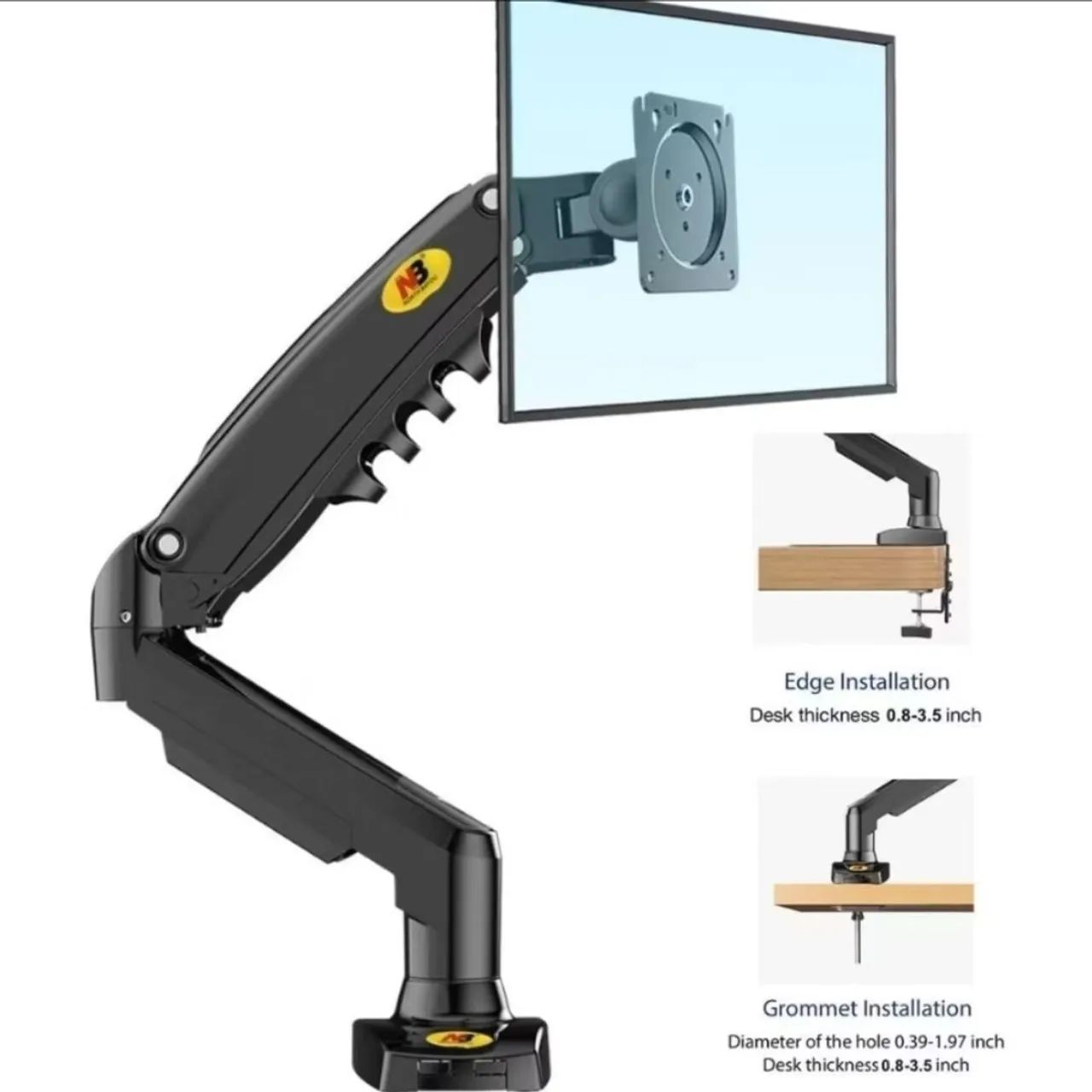 Suporte de Monitor para Mesa - Articulado e Giratório - Foto 2