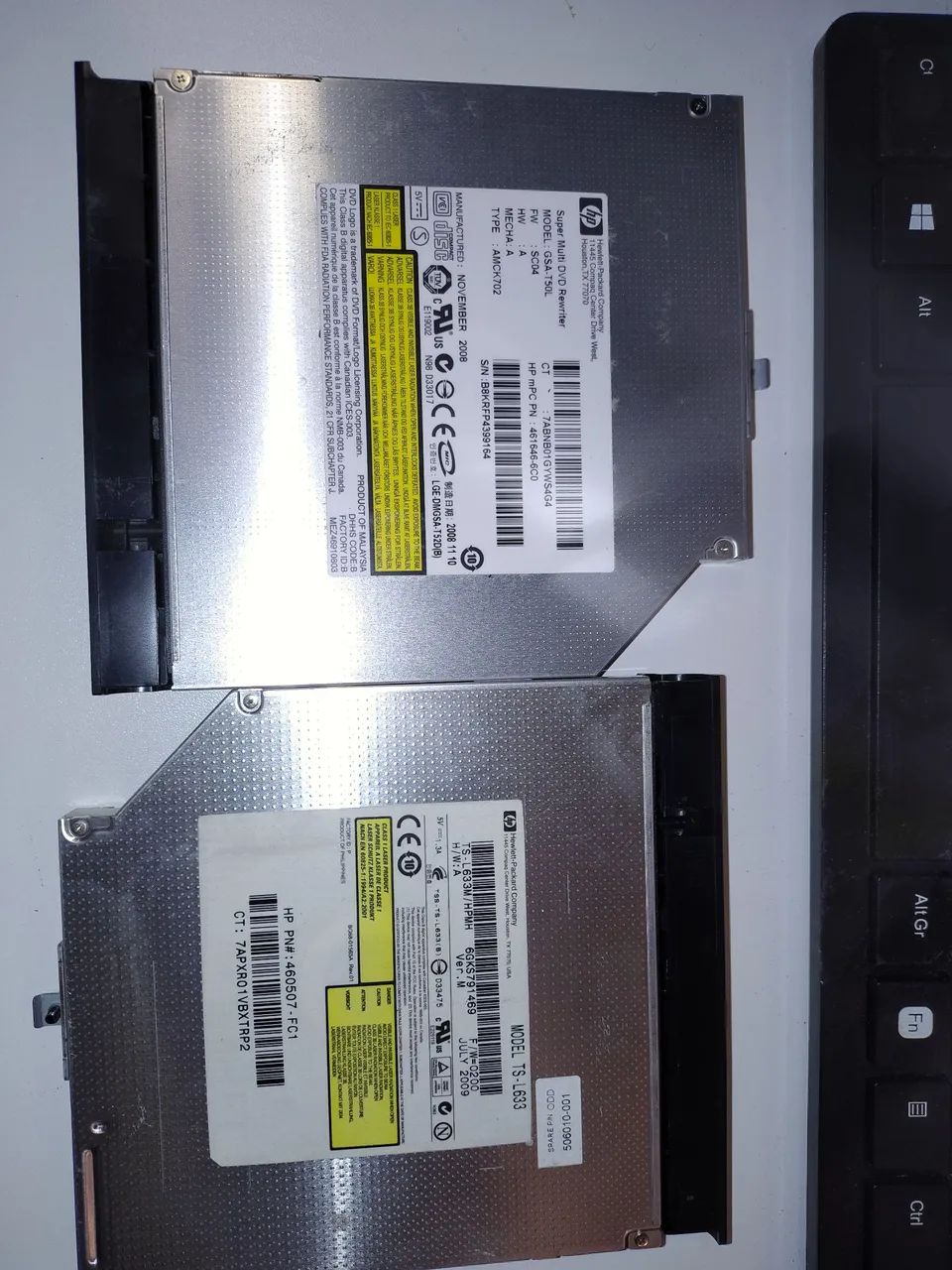 Leitor e gravador de DVD HP - Usado - Foto 3