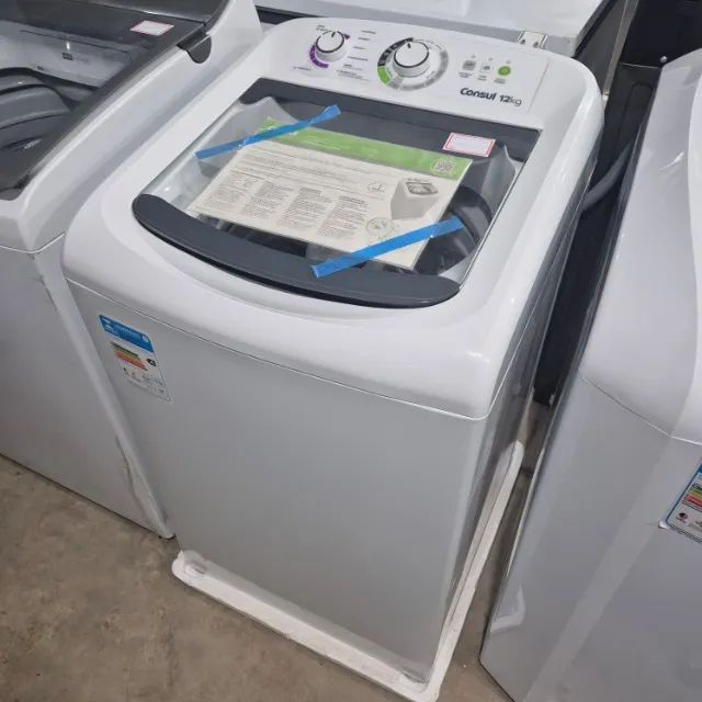 Máquina De Lavar Roupas Lavadora Consul CWH12BB - 12kg, Branca | 220V