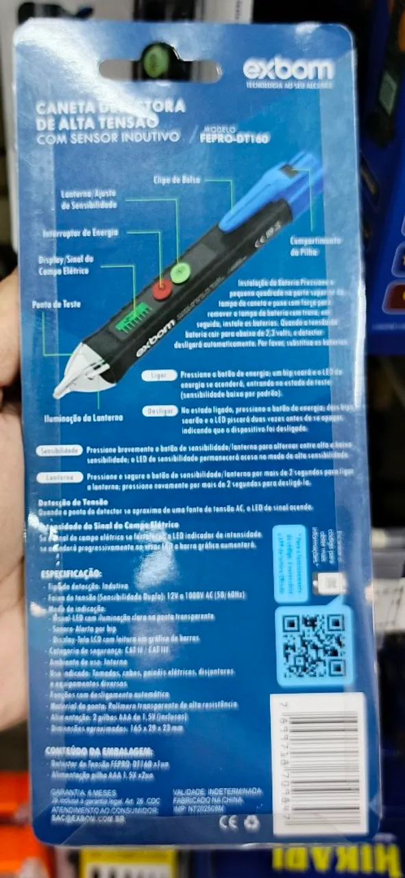 CANETA DETECTORA DE ALTA TENSAO REF: FEPRO-DT160<br><br> - Foto 3