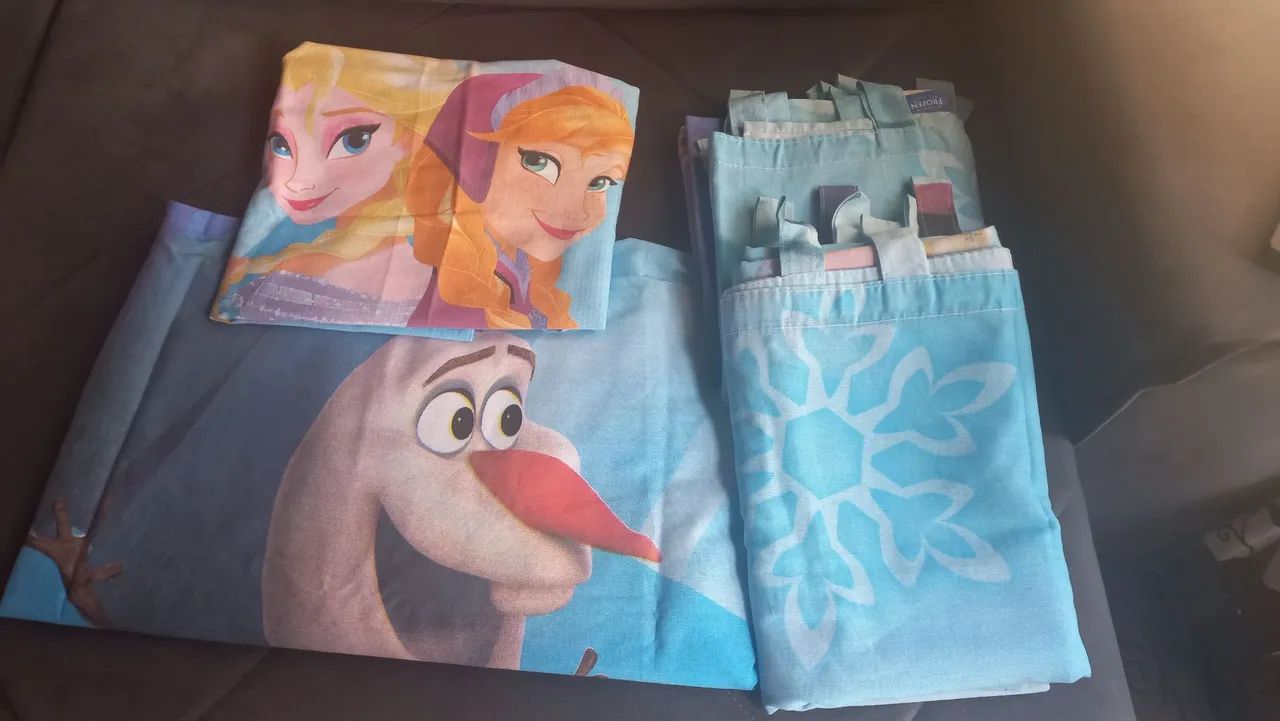 Lençol mais kit frozen 