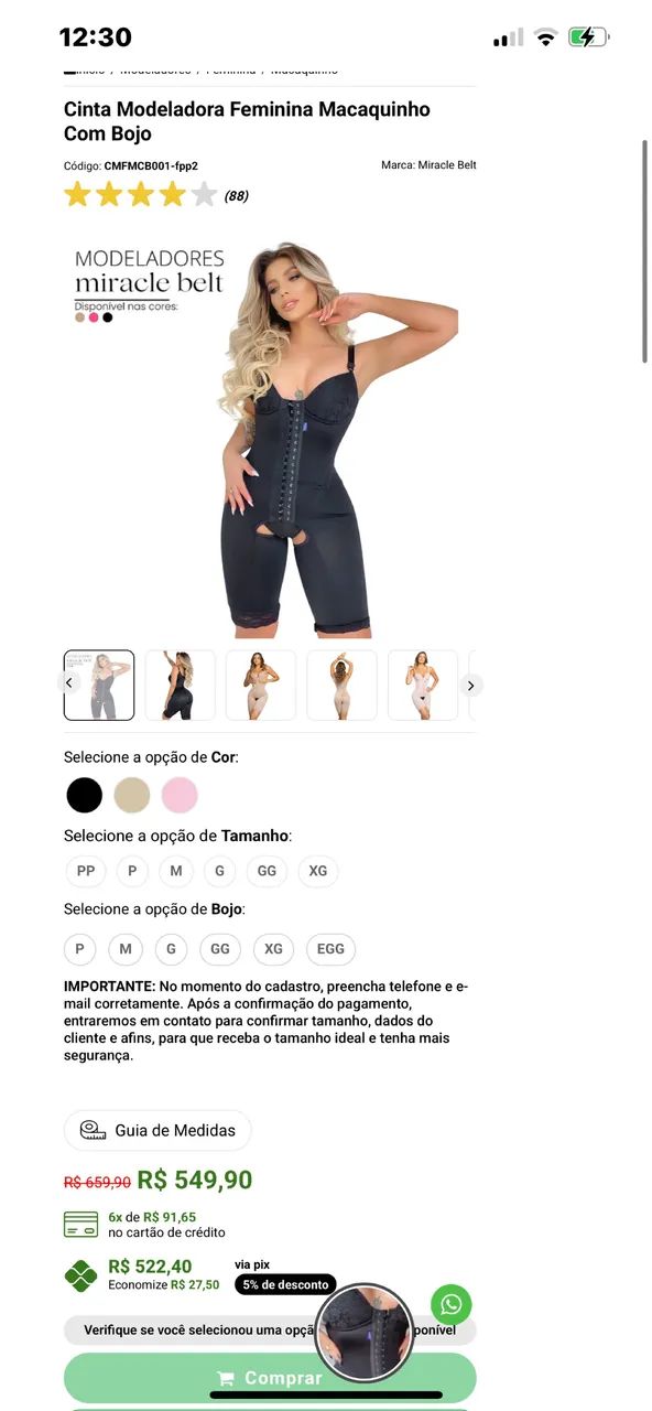Cinta modeladora pós operatório  - Foto 2
