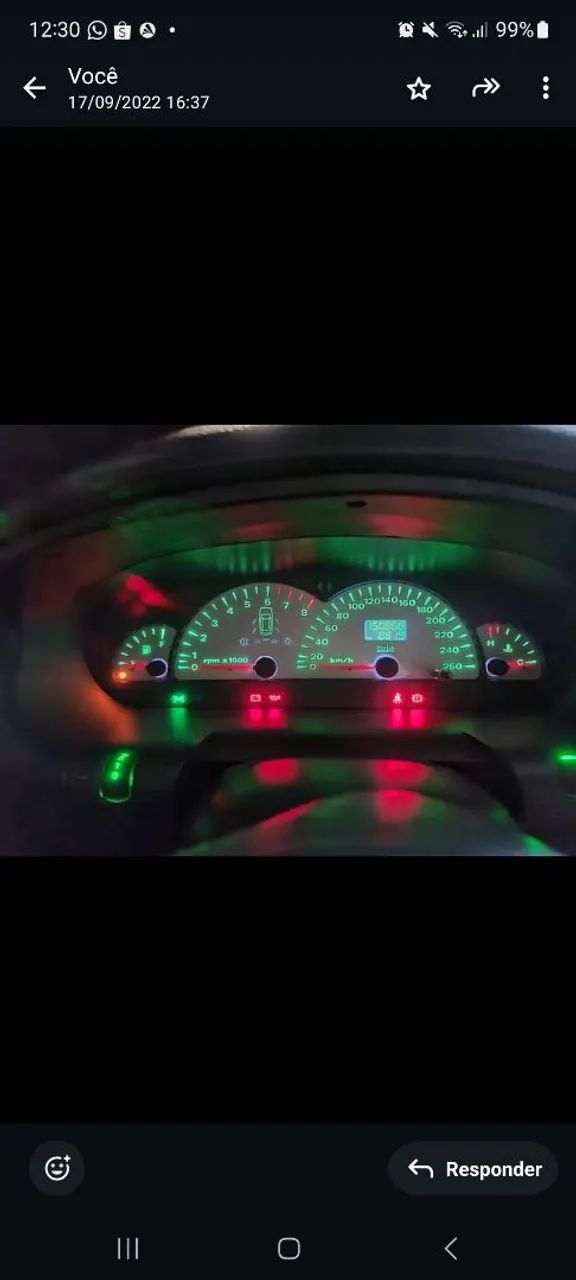 Painel do Marea Turbo