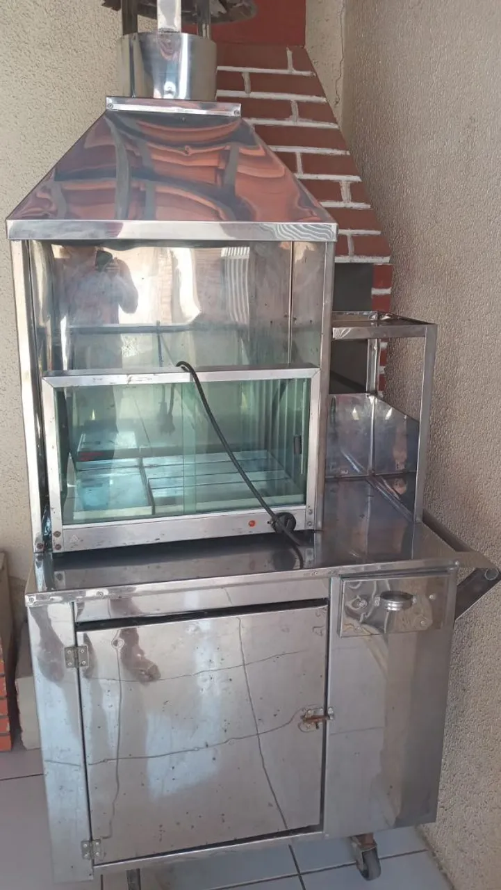 Churrasqueira de Aço Inox - Ideal para seu negócio!