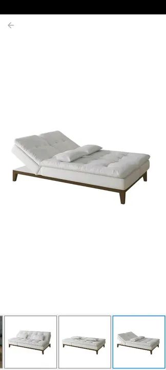 Sofá Cama 3 lugares - SemiNovo - Foto 5