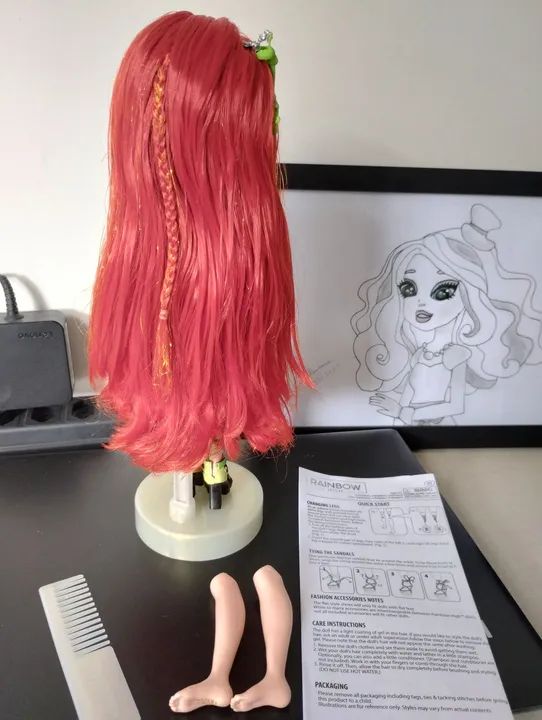 Rainbow High Poison Ivy Era Venenosa Custom<br> - Foto 3