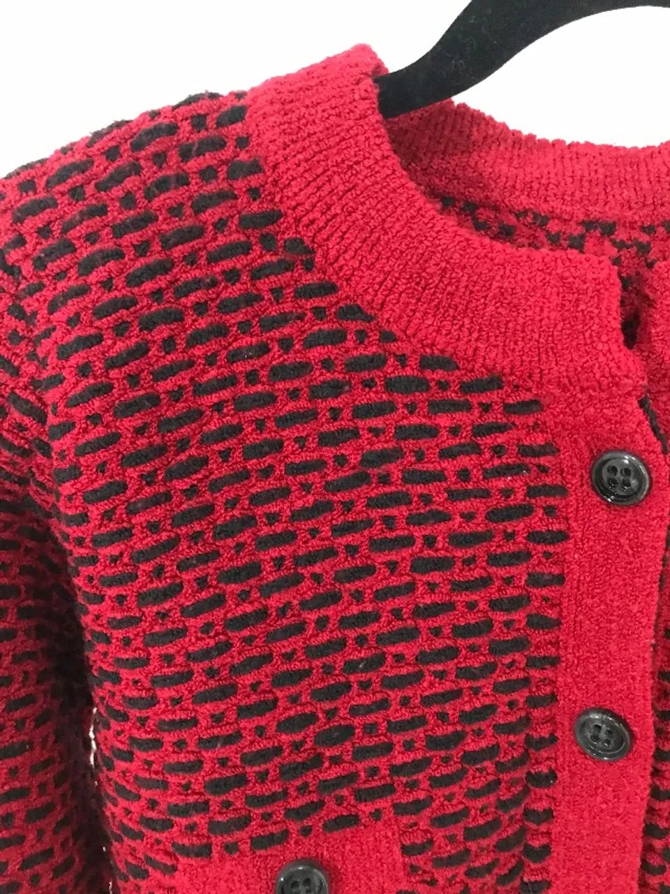 (TAM: P-M) CASACO BLUSA VERMELHA  - Foto 2