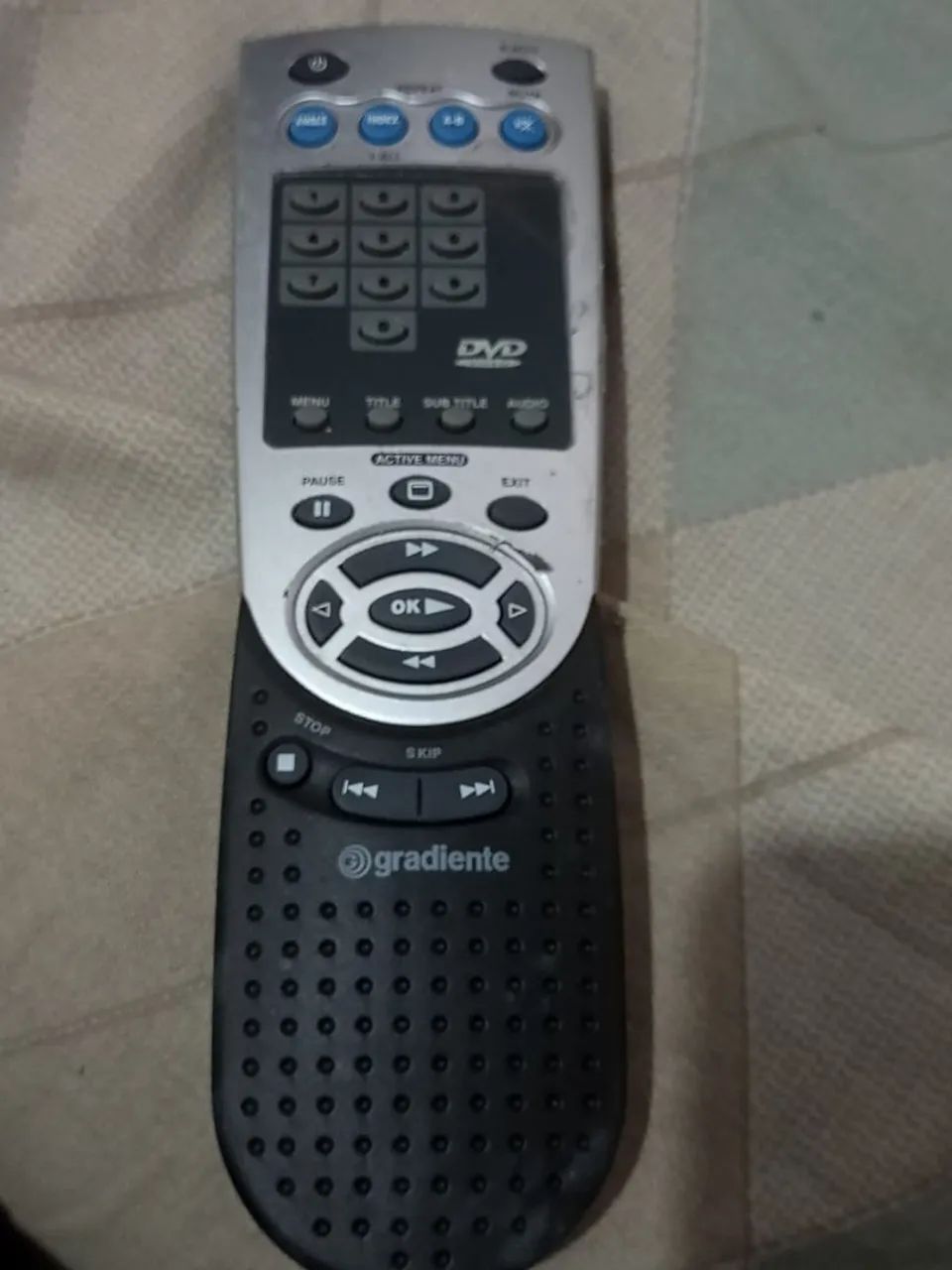 Controle remoto original gradiente dvd AS 40