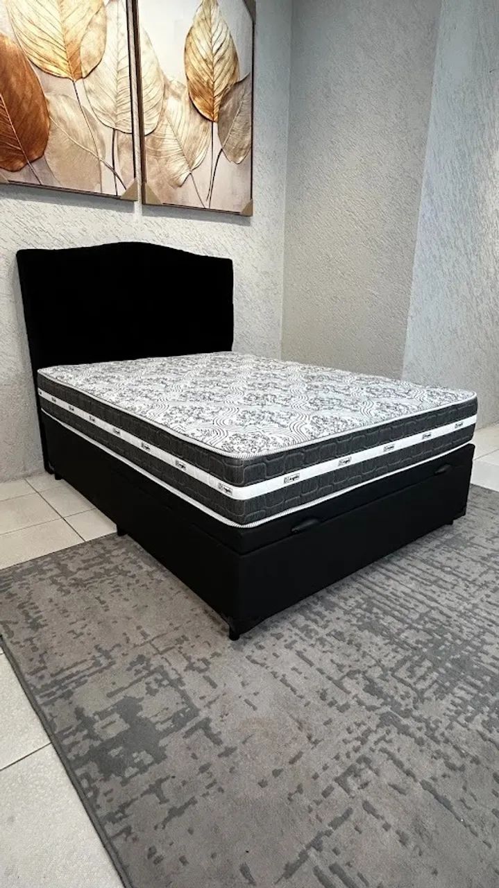 Colchão Casal Molas Ensacadas + Bau a Pronta Entrega - Foto 3