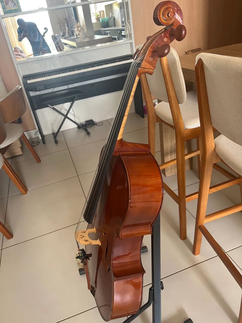 Violoncelo Eagle CE 300 - 3/4 - ótimo estado  - Foto 2