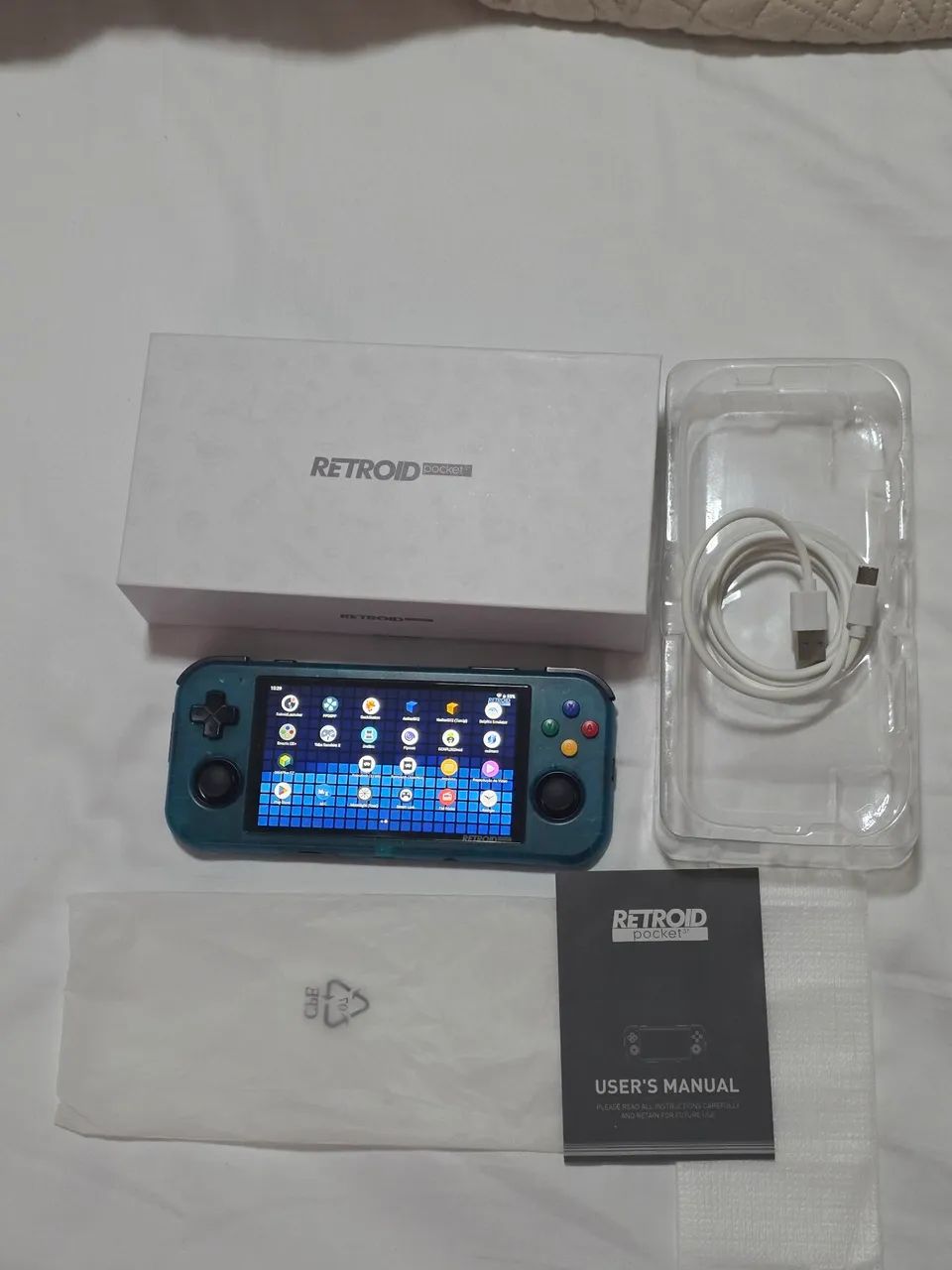 Retroid Pocket 3 Plus 4gb 128gb completo só pegar e jogar