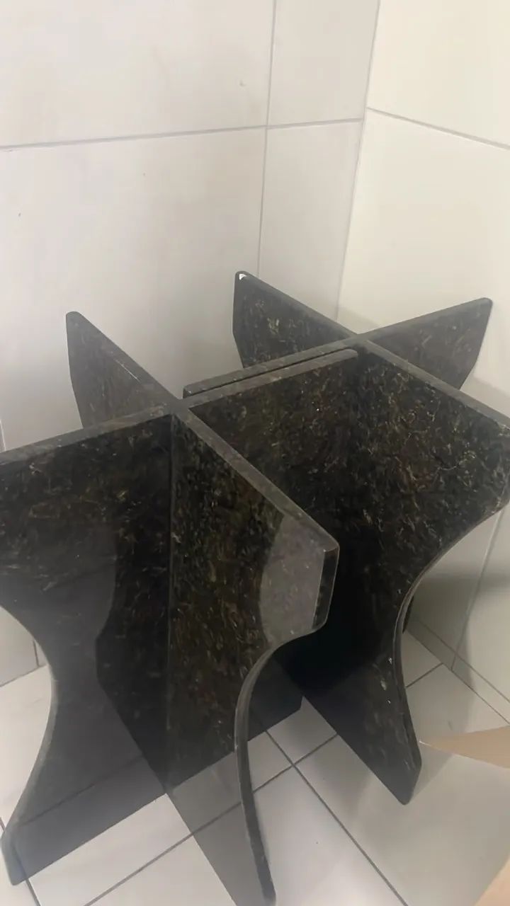 pés de marmore de mesa  - Foto 2