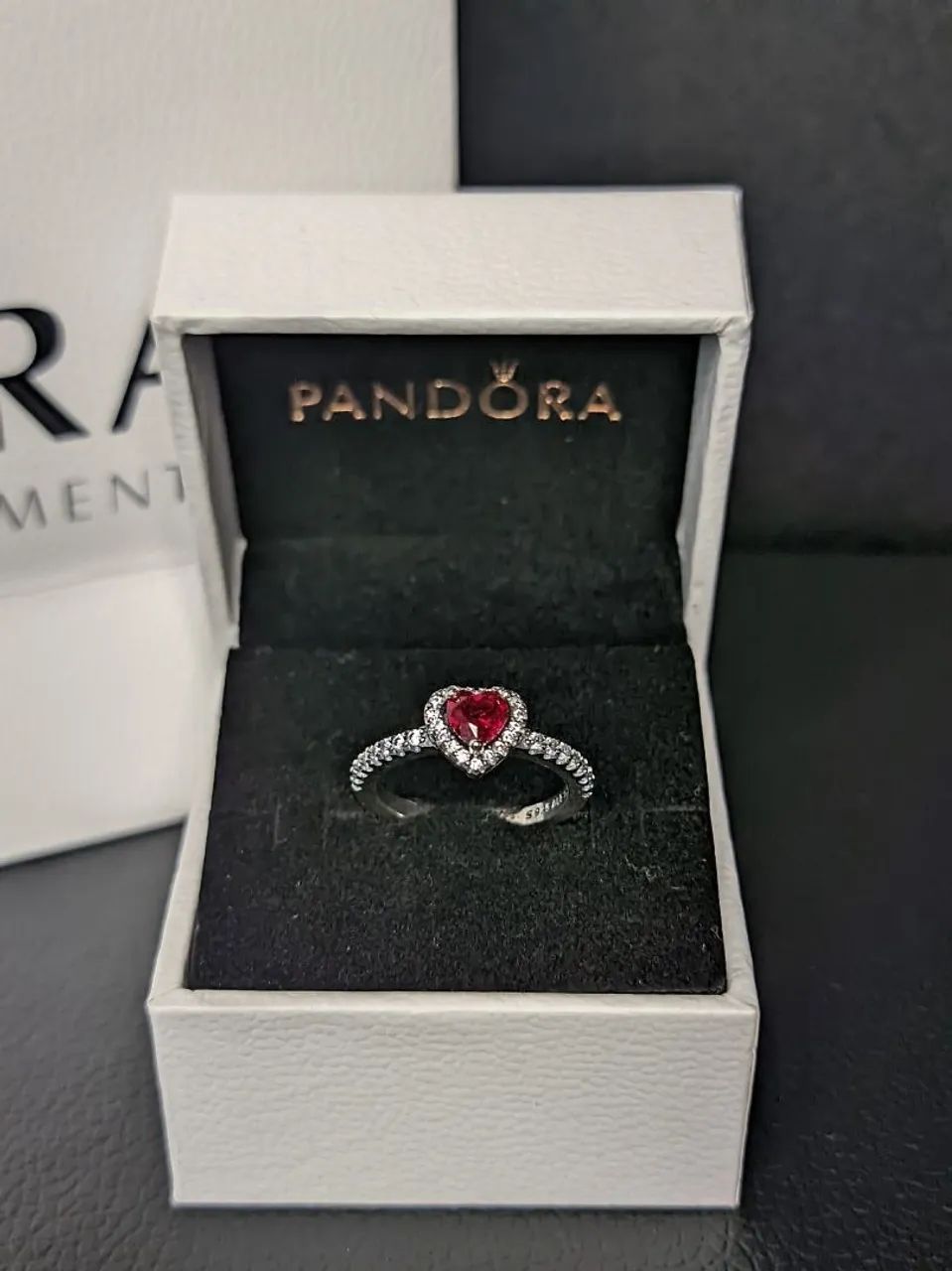 Anel Pandora prata, aros disponíveis 14,18,20,22