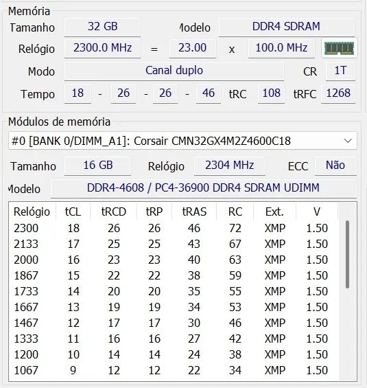 32GB 2x16GB 4600MHz CL18 DDR4 Corsair Vengeance RGB RS  - Foto 3