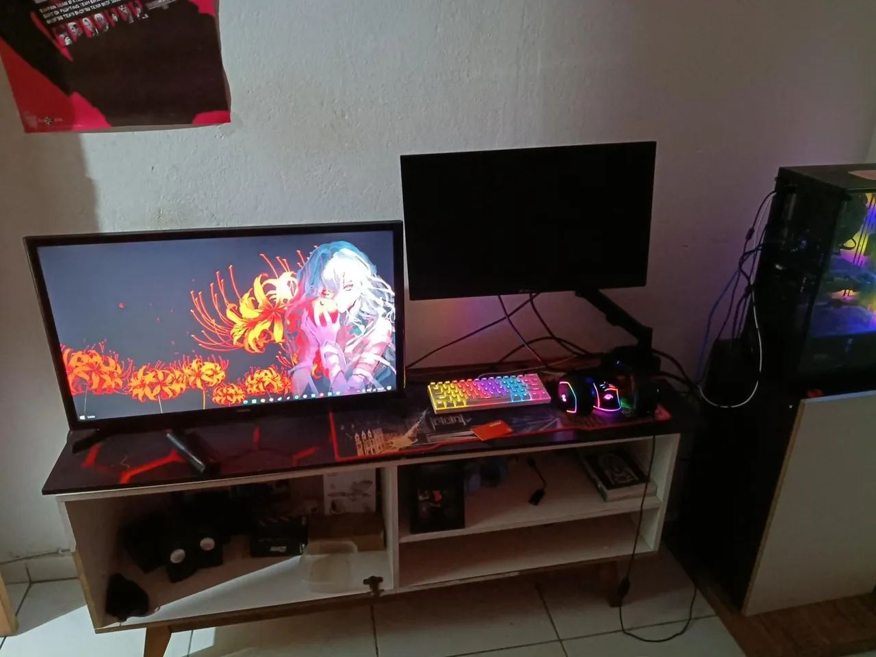 TV Samsung 32" LED Funcionando Perfeitamente + Controle + fonte - Foto 2