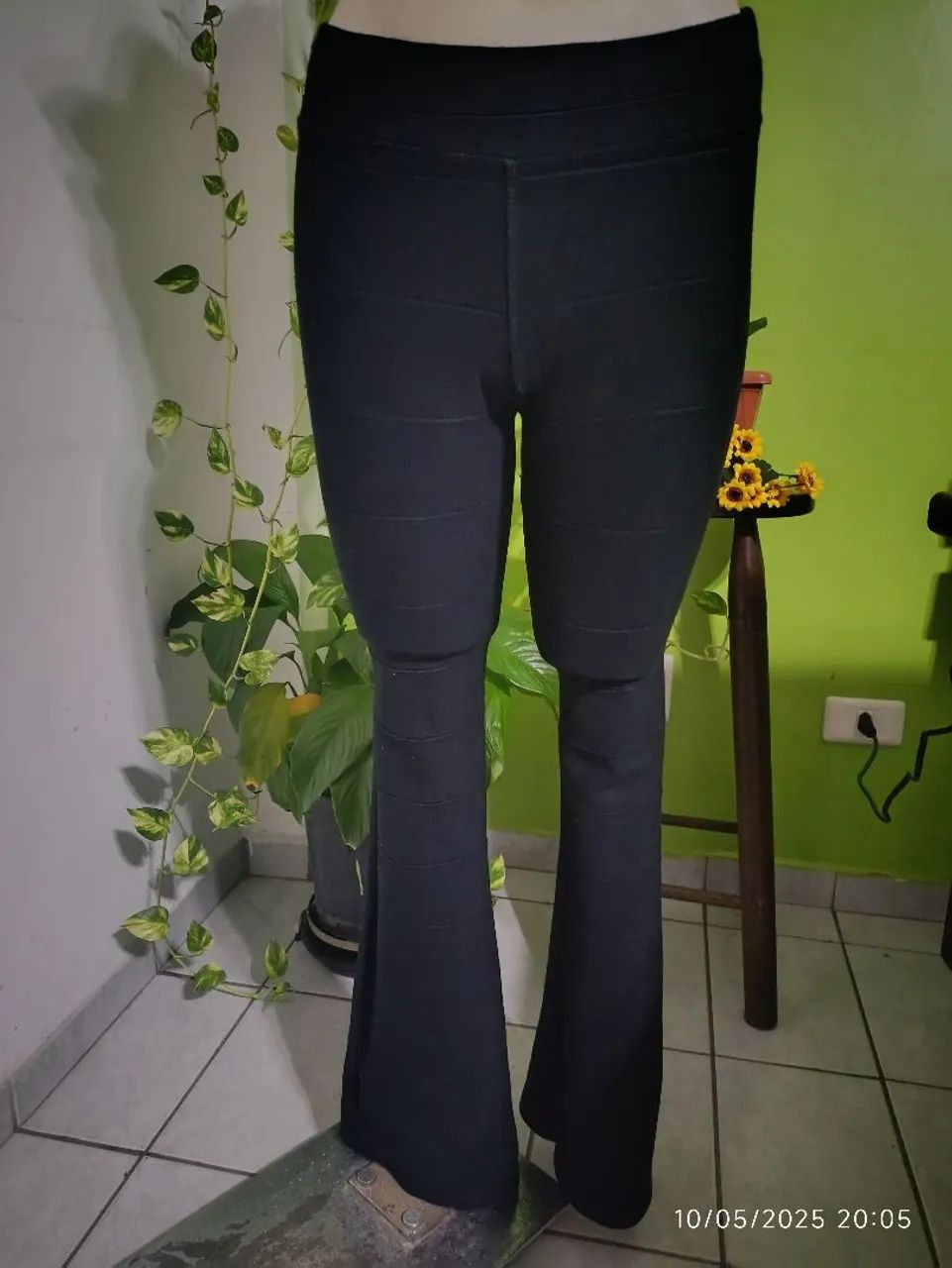 calça flare bailarina - tamanho m
