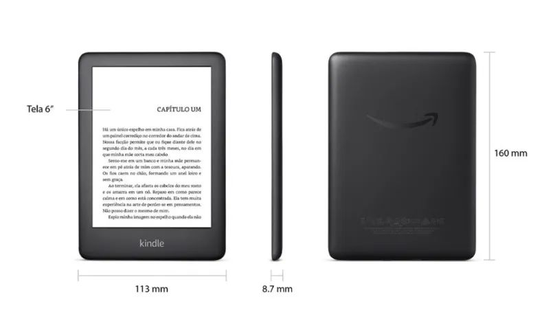 Kindle 10ª Geração - 8gb (2019) + capa proteção - Foto 4