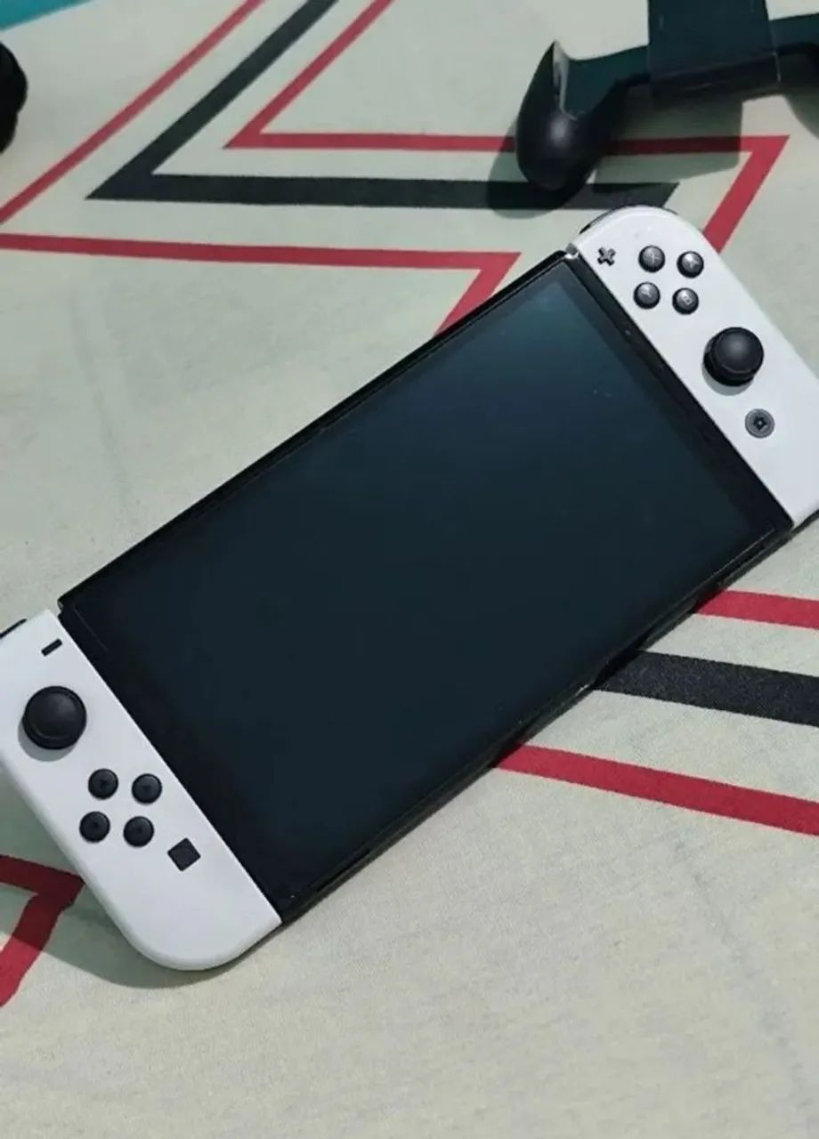 Nitendo switch oled original com jogos e acessórios para vender rápido!  - Foto 2