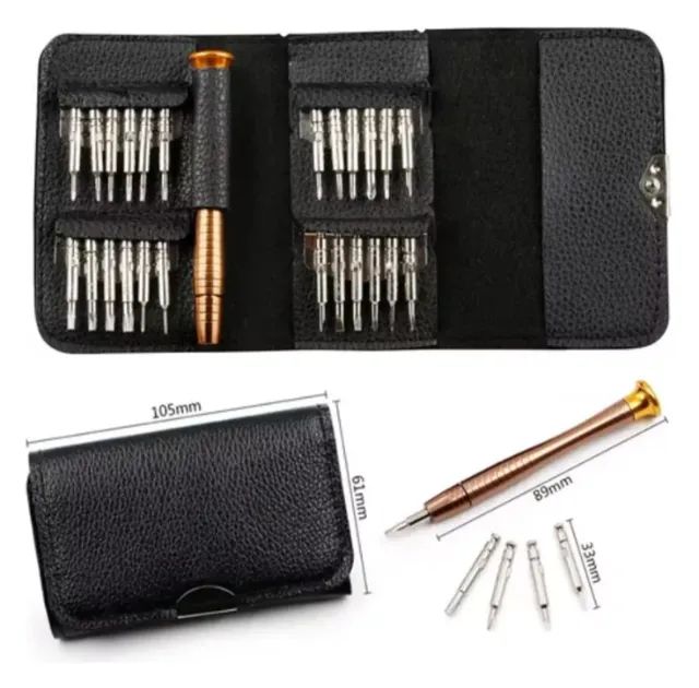 Kit Ferramentas 25 Em 1 Jogo Chaves Reparo Celular Notebook - Foto 3