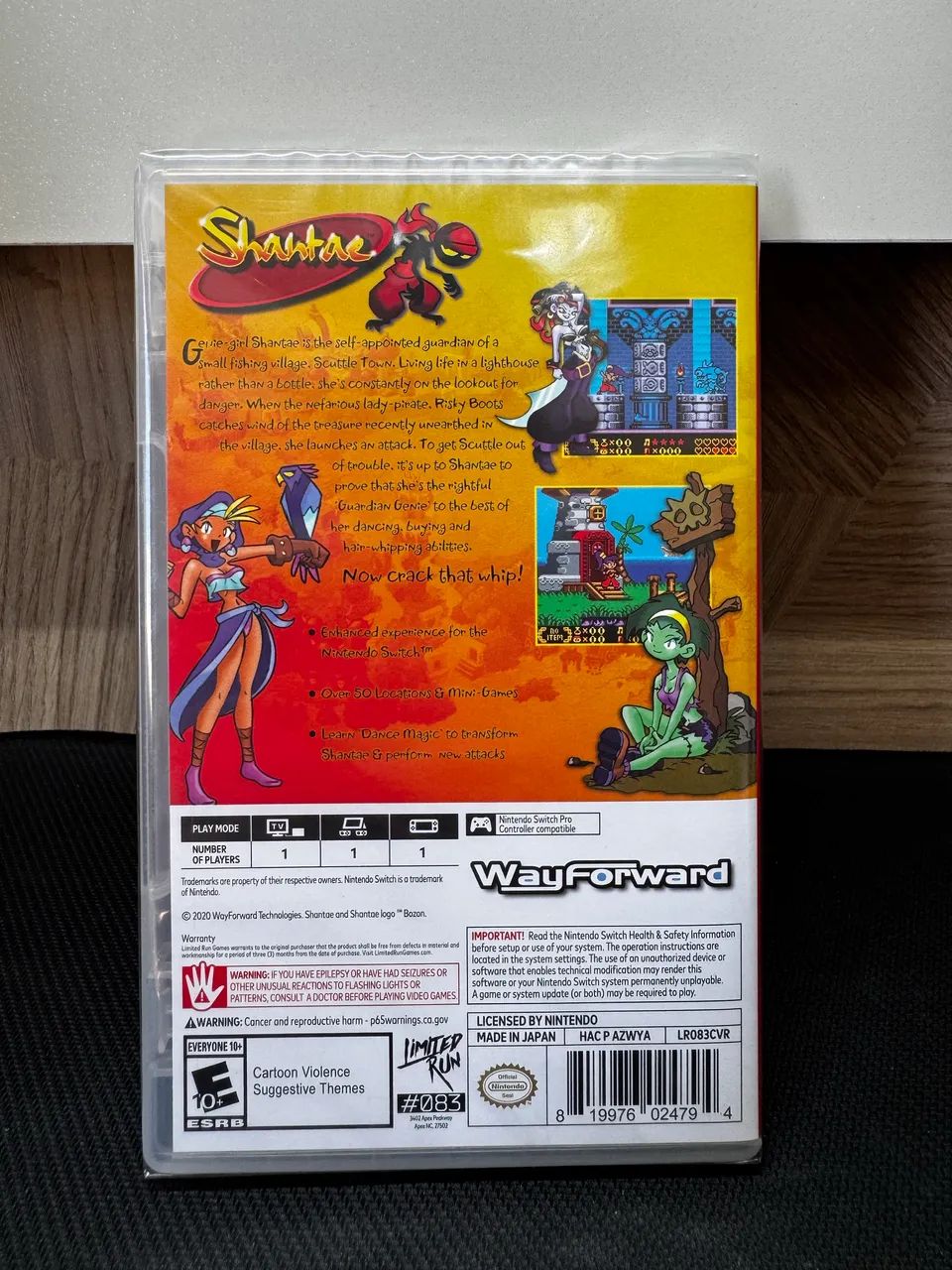 Shantae Limited Run lacrado  - Foto 2