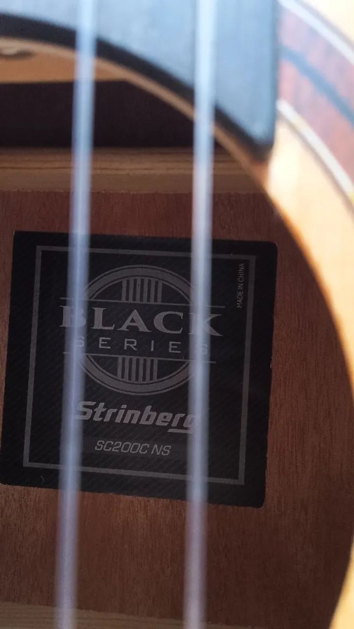 Violão Strinberg Black séries SC200 C NS - Foto 4