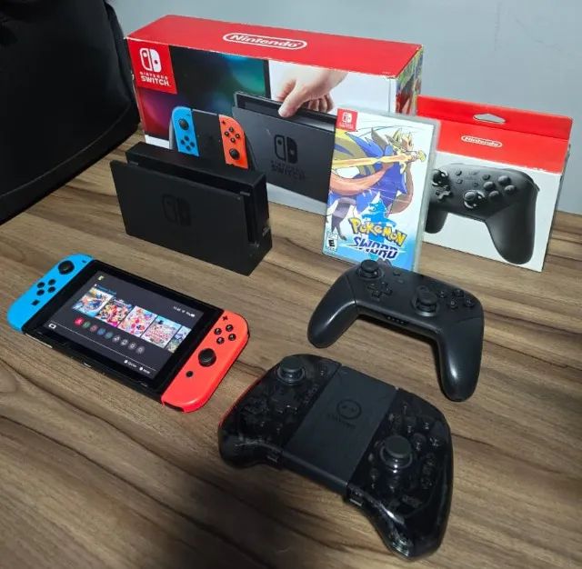 Nintendo Switch 1 Completo + Acessórios
