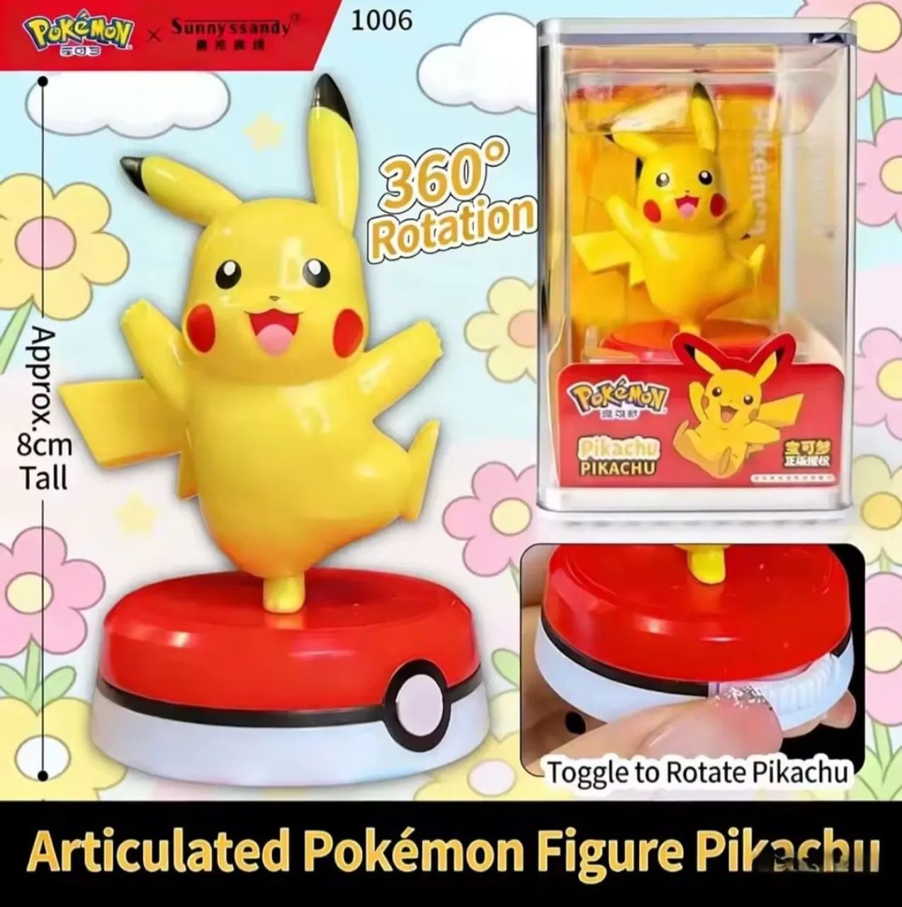 Boneco Figure pokémon Pikachu 