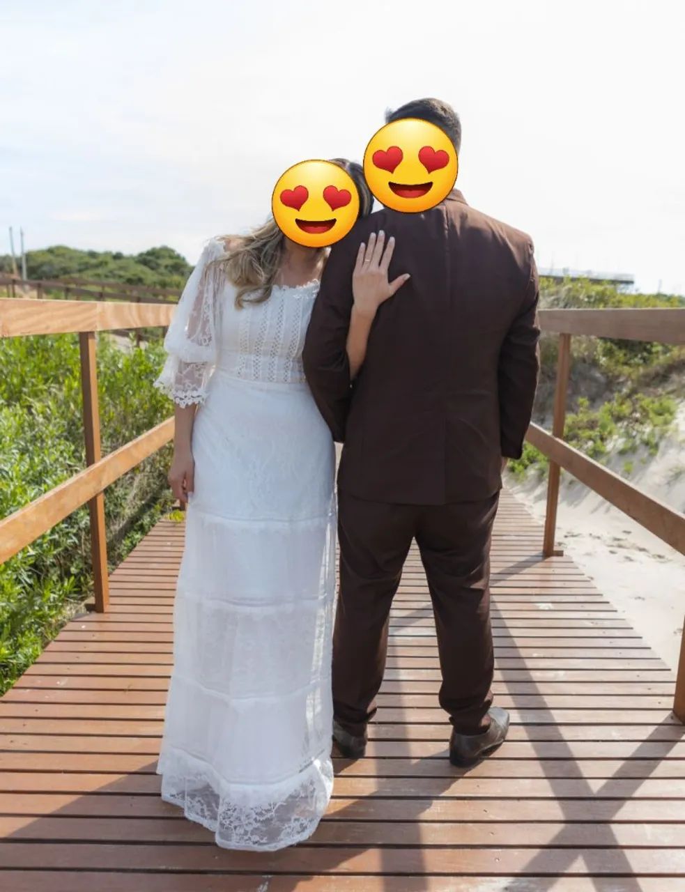 Vestido de noiva romântico  - Foto 2