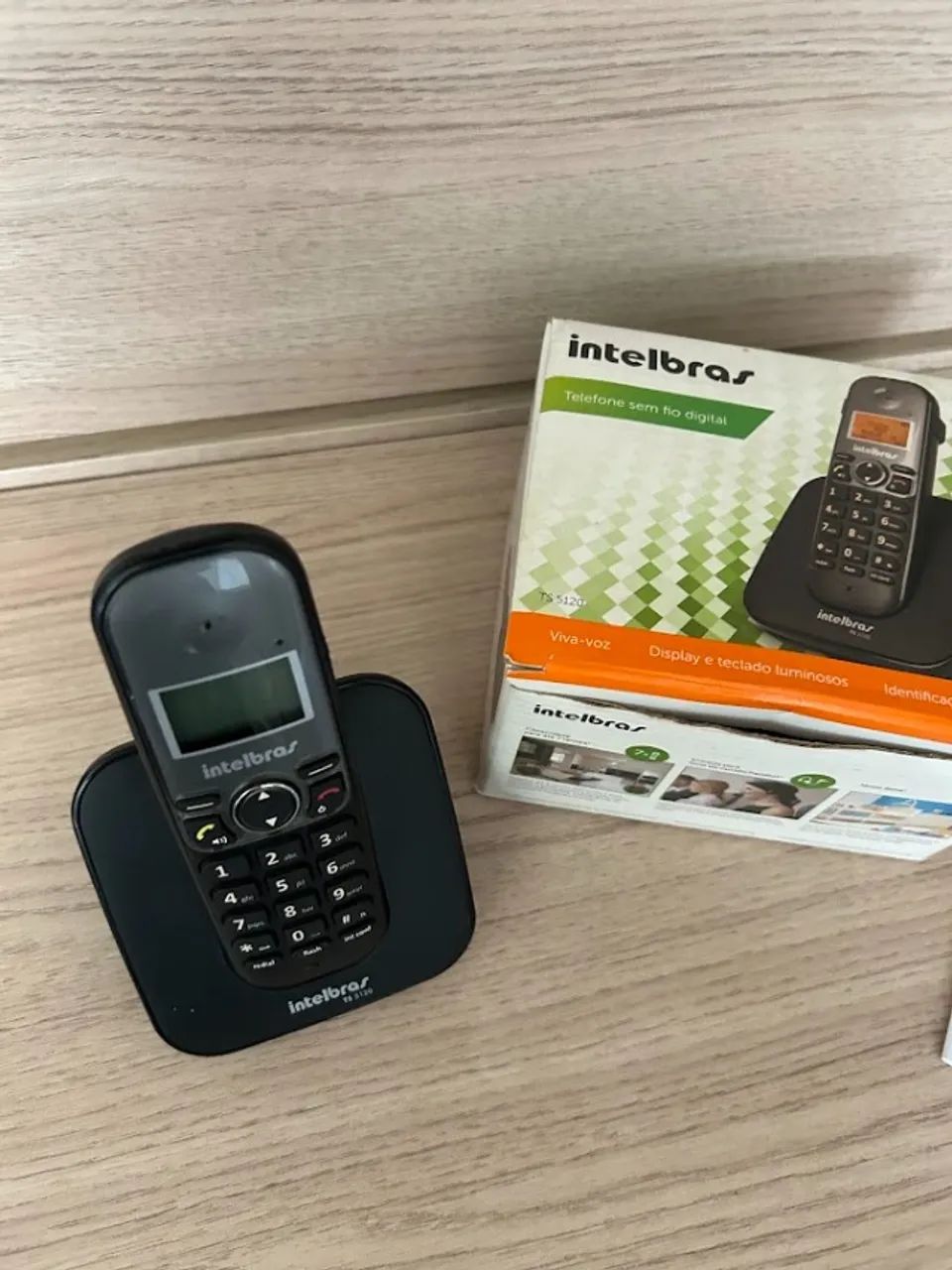 Telefone Sem Fio Intelbras TS 5120 - Completo com Caixa - Foto 4