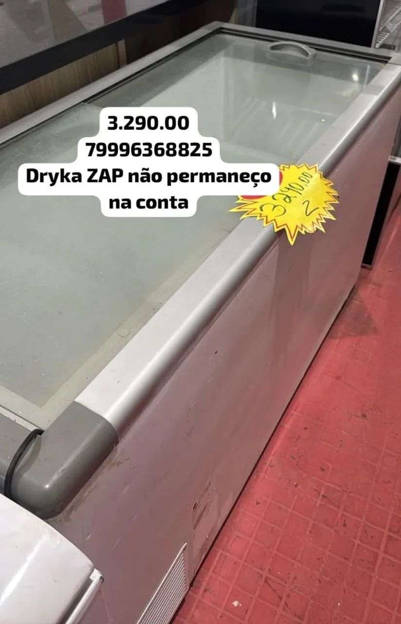 Freezer 500L expositor 