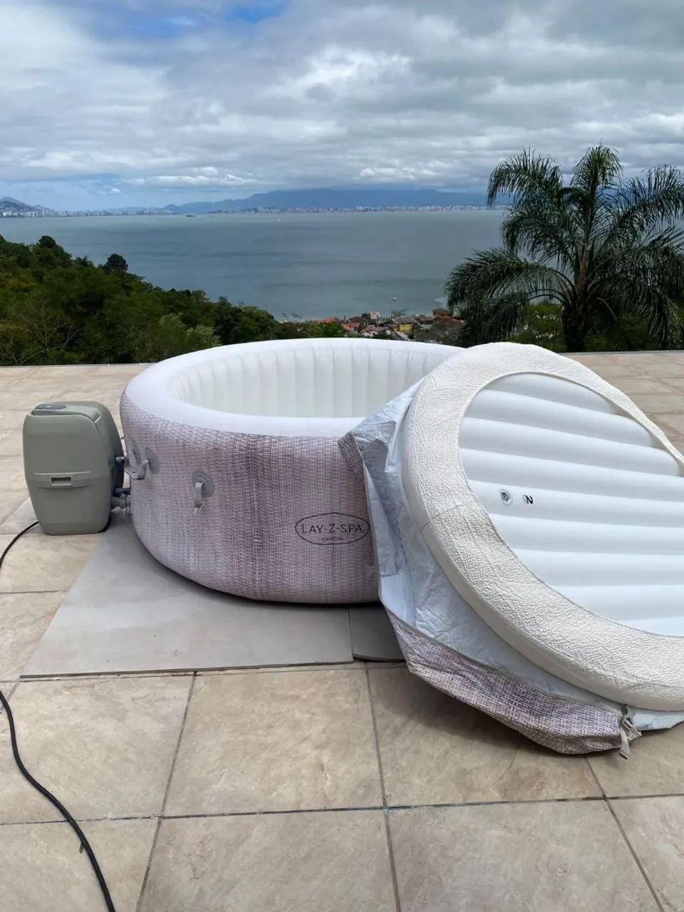 Ofurô Inflável Bestway Lay-Z-Spa Cancun - Foto 4