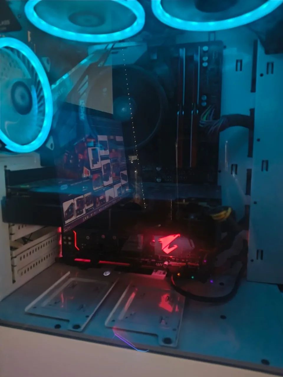 rx 570 power collor  4gb e monitor acer 22 polegadas full hd 60  60 hertz - Foto 5